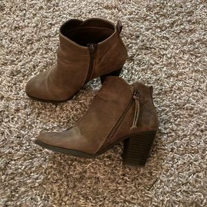 Report Taupe Booties